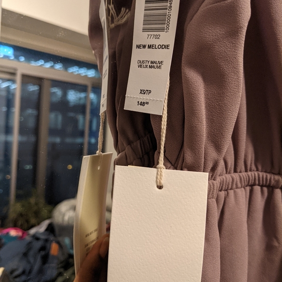 NWT Aritzia Wilfred Melodie jumpsuit - XS - Dusty Mauve - Picture 8 of 8